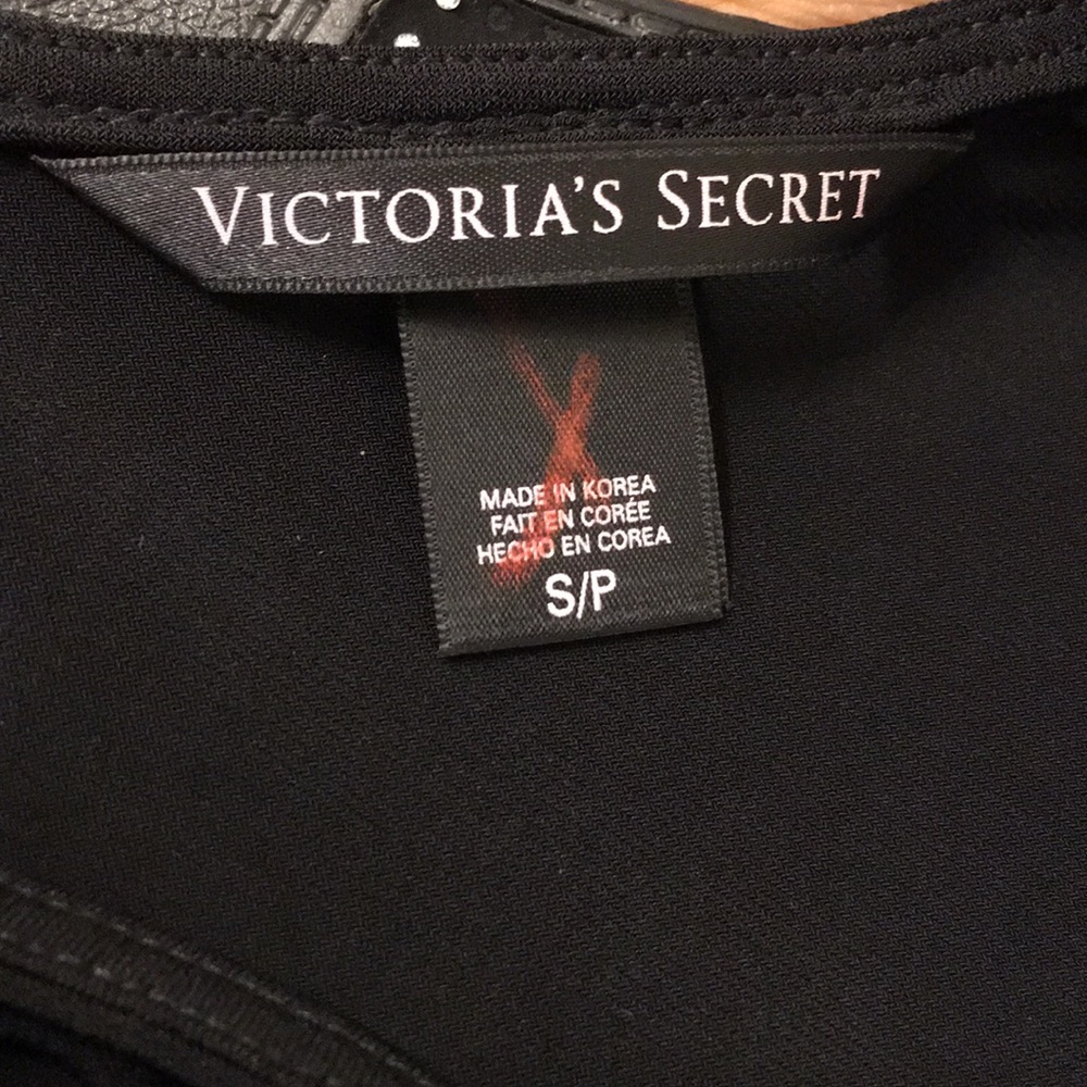 NWOT VICTORIA SECRET Rouched Black Dress - Picture 7 of 7